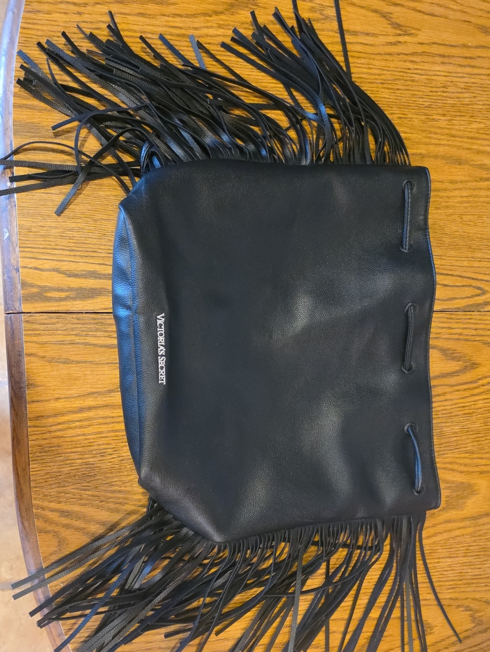 Victoria's Secret Fringe Drawstring Backpack - Picture 6 of 11